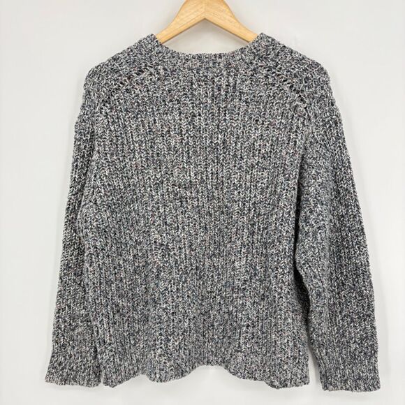 Marine Layer Quinn Oversized Sweater Blue Multi, Large - Picture 4 of 10